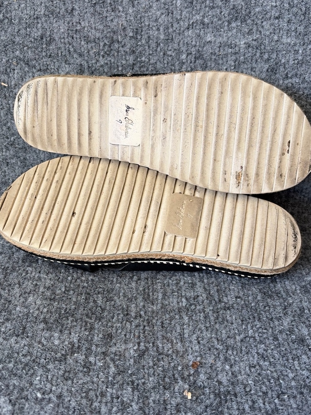 Sam Edelman Black Crossband Espadrille Slide Sandals - Picture 6 of 8